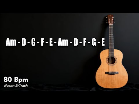 Sincere (A Minor) Romantic Acoustic Guitar Backing Track 156