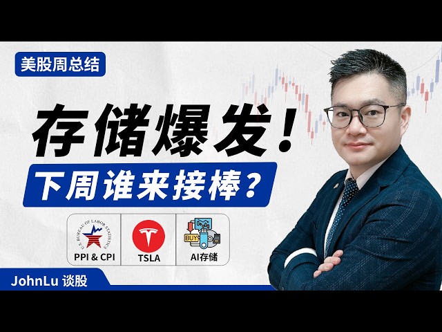 美股一周总结｜特斯拉盯紧340！存储强势反攻，下周谁来接棒？｜#英伟达｜#特斯拉｜#美股｜#股票｜JohnLu谈股 #股票分析