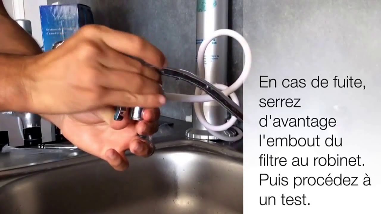 Tutoriel Comment Installer Sur Son évier Le Purificateur Deau Du Robinet Viveau