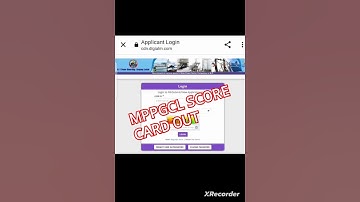 MPPGCL 2023 CANDIDATES SCORE CARD OUT#uppcl #uppclexam #uprvunl #examdate #result