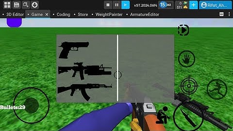 I made a Inventory and Shoot System in its magic engine @ITsMagicWeMadeTheImpossible