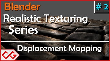 Blender Displacement map Tutorial - How to use Displacement map in Blender (Displacement mapping)