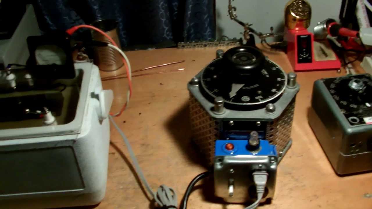 X ray Transformer arcs and Variac test! - YouTube