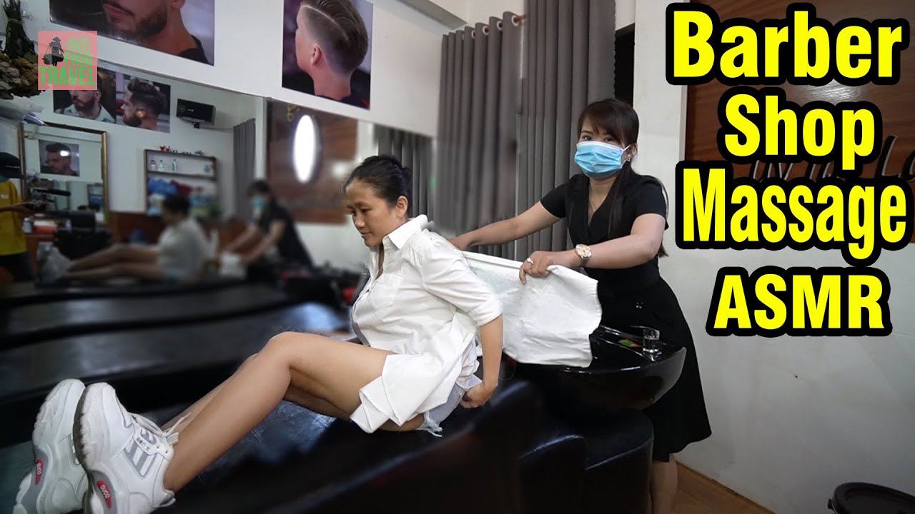 ASMR Massage Face & Wash Hair Relax in Vietnam Barber Shop 2020 | Street Food And Travel