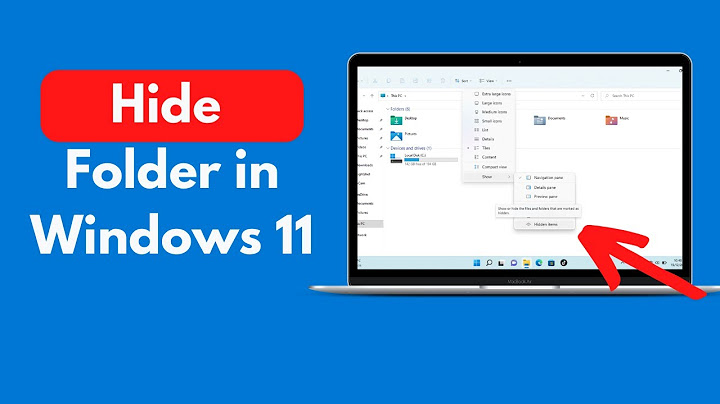 Windows 11 hide folders in This PC