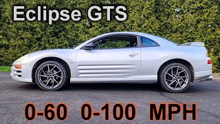 Mitsubishi Eclipse GTS 0-60 0-100 MPH 5 Speed Manual 3.0 V6 3G 6G72 Acceleration