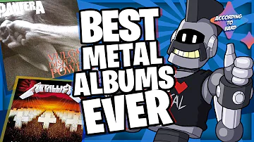 Top 10 BEST Metal Albums Ever (from Google Bard)