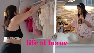 LIFE AT HOME⏤ 20kg weight loss journey, what i eat, dream walk-in closet, march diary dump👩🏻‍🍳📓