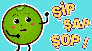 Kivi Adam Şip Şap Şop - Meyveleri Öğrenelim - Kivi Adam Şarkısı - Çizgi Film