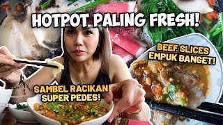 DUT NGIDAM MAKAN HOTPOT SAYURAN DAGING SEMUA FRESH BANGET GUYS❗