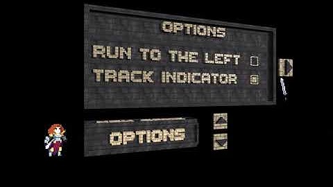 WIP 3D main menu for my 3D Endless Runner (Godot Engine)