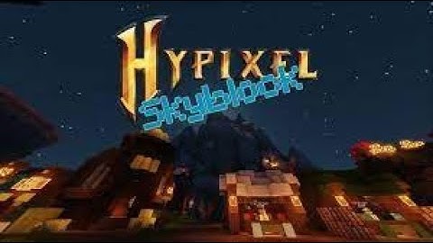 Playing Hypixel like Skyblock in redesky server.