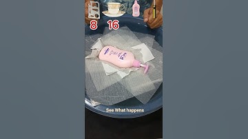 Guess How Many Tissue It Takes And What Happens Next? #experiment #asmr #shortsfeed