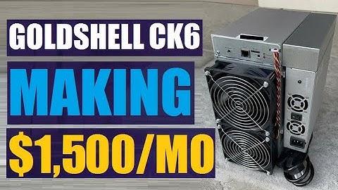Goldshell CK6 19.5TH Profitability reviews  Most profitable Nervos Miner #GoldshellCK6