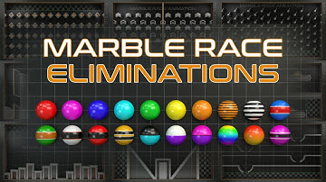 Eliminations Marble Race 3D in Algodoo style