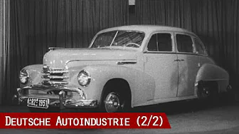 German automobile industry after World War II | Newsreels 1950-1952 (2/2)