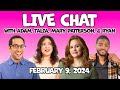 Live Chat with Adam, Talia, MP, and Ryan!