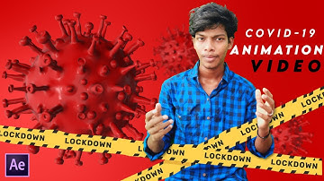 How to make Corona virus animation in After Effects | Element 3D tutorials