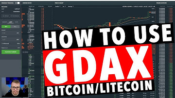 How to Use GDAX Bitcoin Exchange!