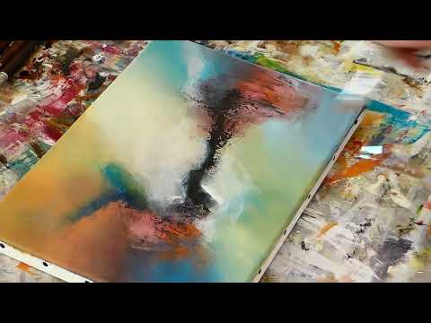 Abstract Art Painting Peinture Acrylique Facile Althea Youtube