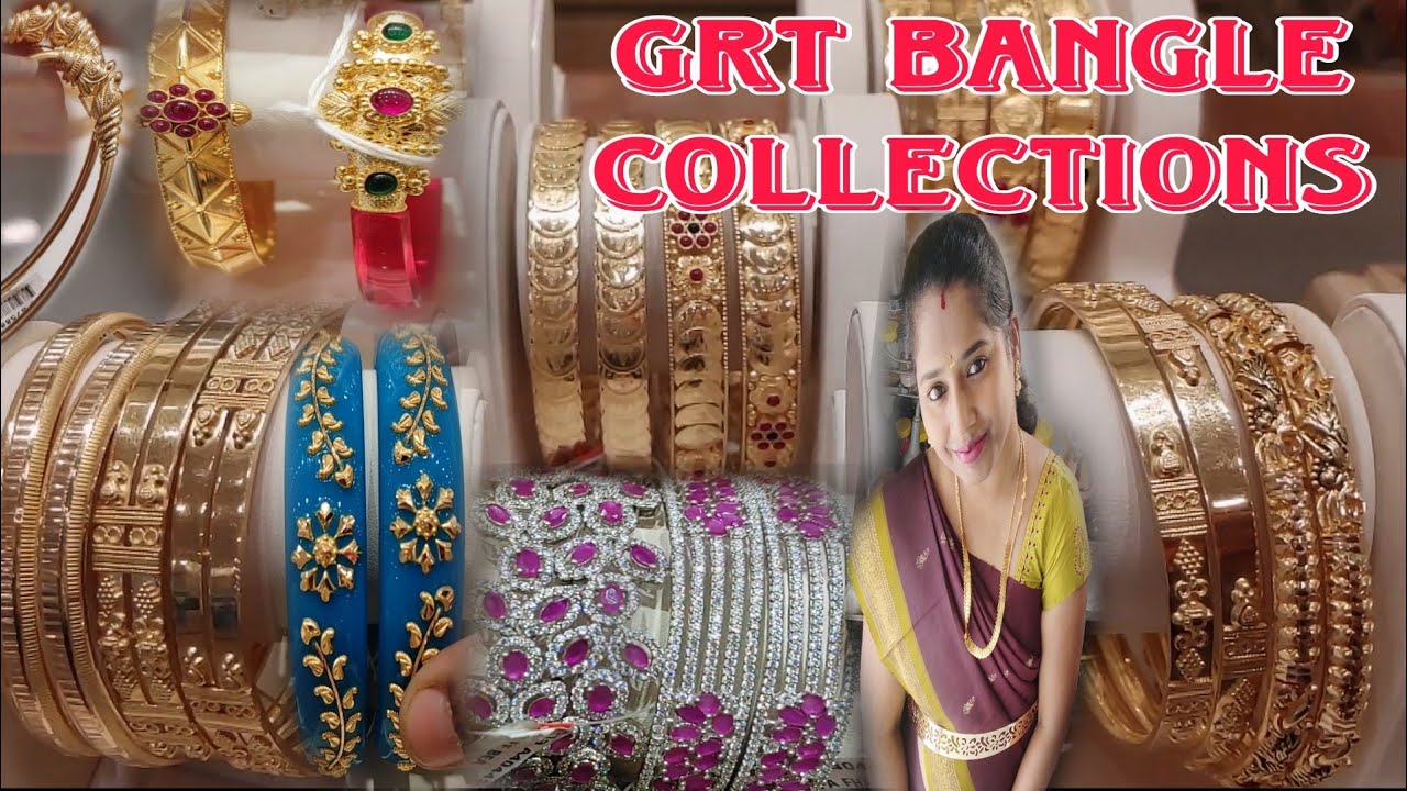 GRT Gold Plated Silver Bangles with price | grt gold coated silver bangle  collection |silver bangles - YouTube