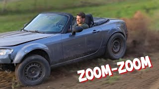 Lifting a Cheap Wrecked NC Miata 