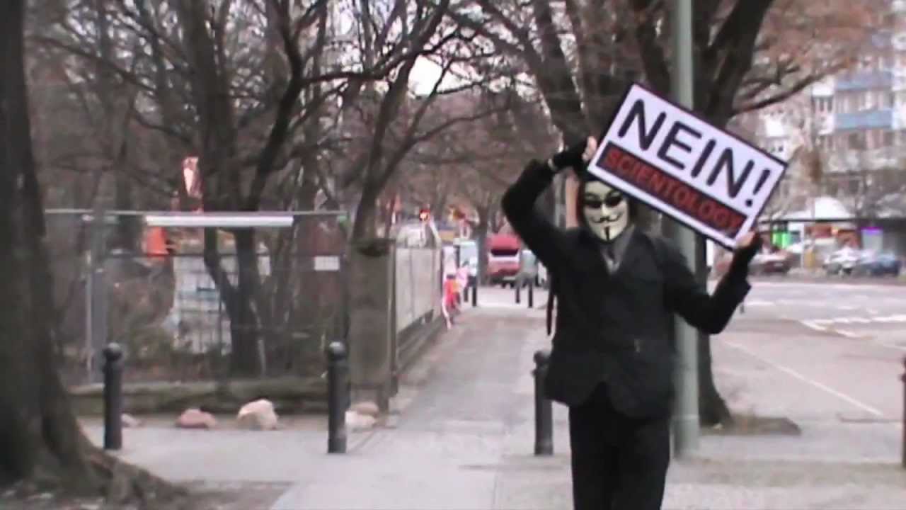 Anonymous Berlin - 5 Jahre Chanology [german]