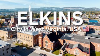 Elkins, Davis Elkins College From Above, Cinematic Drone Footage Of West Virginia, Elkins Wv Usa