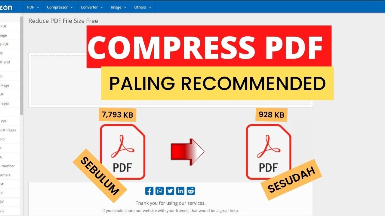 Cara Mengecilkan Ukuran File PDF dengan Compress PDF Paling Recommended ...