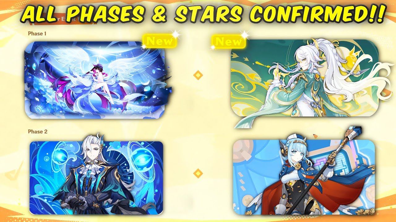 JUST IN! THE NEW & REFINE 6.3-6.5 BANNER LINEUP PHASES & 4 STARS