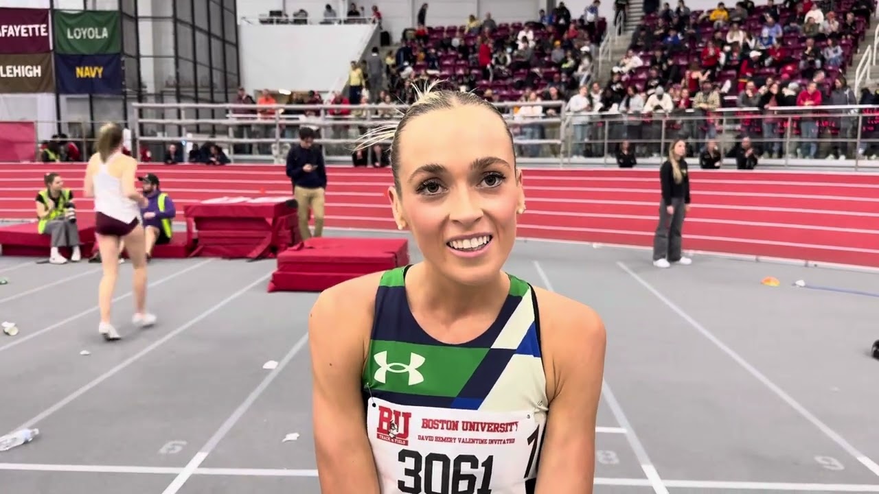 Lauren Ryan Bounces Back From Tough Couple Months To Win BU Valentine Invite In 8:41.80 3000m PB