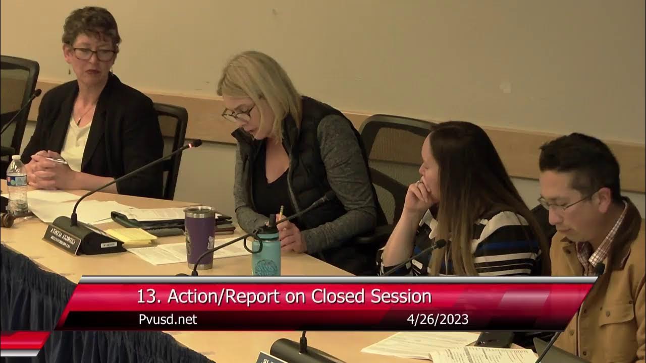 PVUSD Regular Board meeting 4/26/23 YouTube