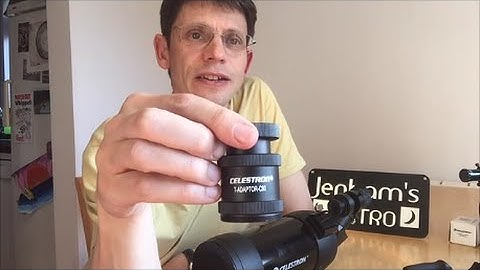 Celestron C90 connection to a DSLR using a T Adaptor