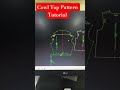 Cowl Top Pattern tutorial ✅ #shorts #fashion #patternmaking #song #yt #cowltop #draft #garments #cad