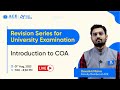 Introduction to COA | Revision Series for University Examination | ACE Engineeering College Live