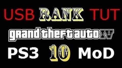★ GTA IV Rank 10 PS3 USB MOD (No Jailbreak) ★