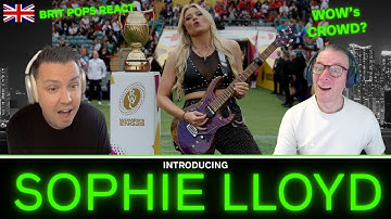 WE REACT to UNREAL GUITAR SOLO BY SOPHIE LLOYD 🎸 | Rugby World Cup 2025 Final