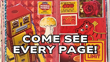 You Have to See This Completed Glue Book, A Full Flip-Through in 6 Minutes