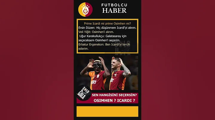 Osimhen mi Icardi mi Prime Dönemde Hangisini Seçerdin #soloilgala #galatasaray #icardi #osimhen