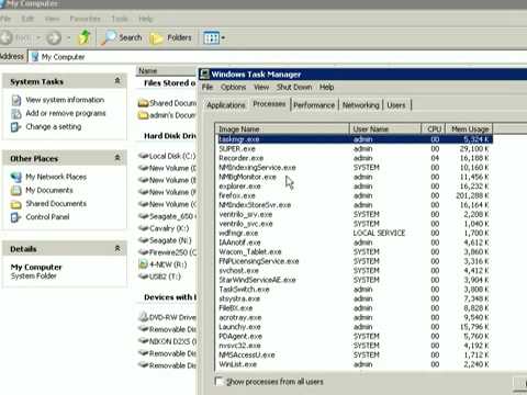 How To Restart Windows Explorer without rebooting your computer video tutorial.