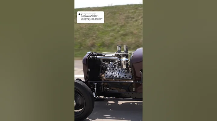 Flathead Engine Exhaust Sound #engine #automobile #flathead #ford #v8 #hotrod #exhaust