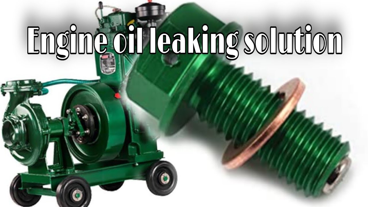 How To Repair Engine Oil Leaking Pipe Of Diesels Machines USHA 5HP water cooler pumpset YouTube