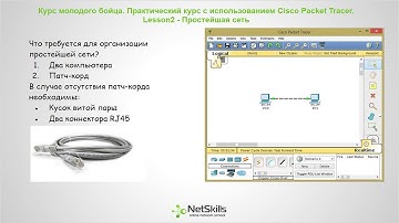 2.Видео уроки Cisco Packet Tracer. Курс молодого бойца. Простейшая сеть