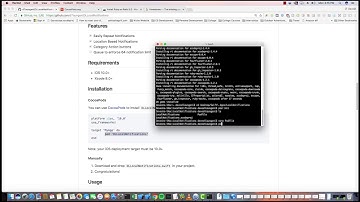 How to Install Cocapods and use a Pod in Swift 4