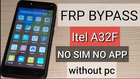 Itel A32f Frp Bypass | Itel A32f Frp Unlock Without Box/Pc