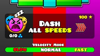 DASH but ALL SPEEDS VERSIONS | GEOMETRY DASH 2.2