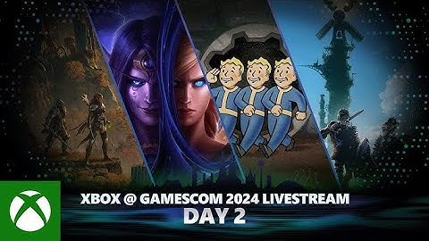 Xbox @ gamescom 2024 | Day 2 - Official Co Stream - Carson J Kelly