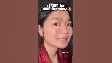 GRWM for a JOB INTERVIEW 💰#grwm #job #jobinterview #fashion