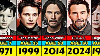 Keanu Reeves Transformation From 1 to 60 Year Old