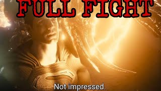 JUSTICE LEAGUE SNYDER CUT BLACK SUPERMAN VS STEPPENWOLF FINAL BATTLE | FULL FIGHT